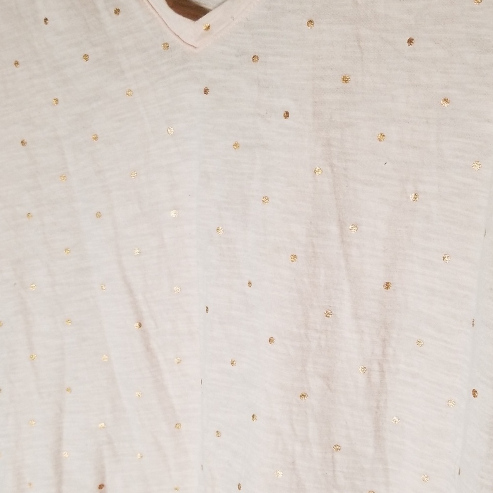Adorable baby pink gold foil t shirt